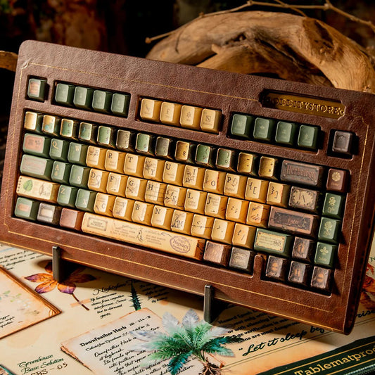 Herbology Magical themed keycaps