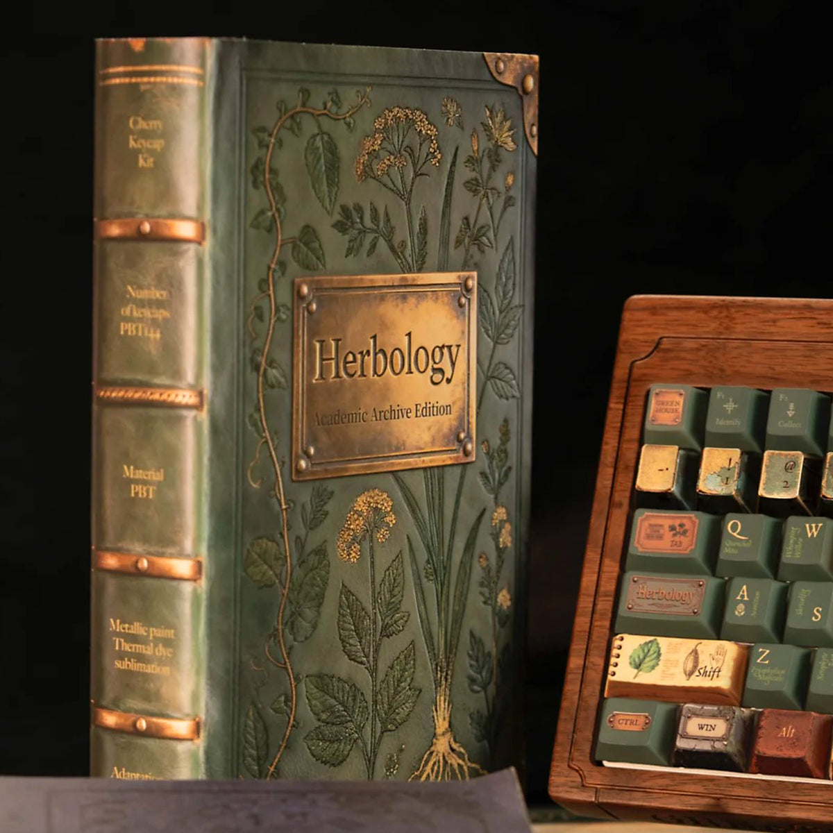 Herbology Magical themed keycaps